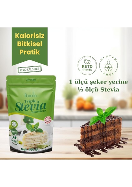 Triple Zero Slim Stevia Tatlandırıcı fırsatları