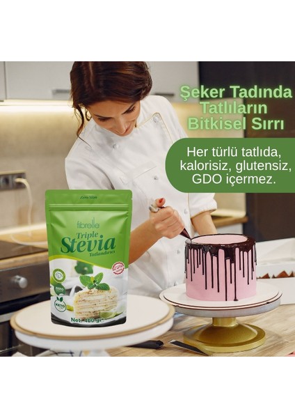 Triple Zero Slim Stevia Tatlandırıcı