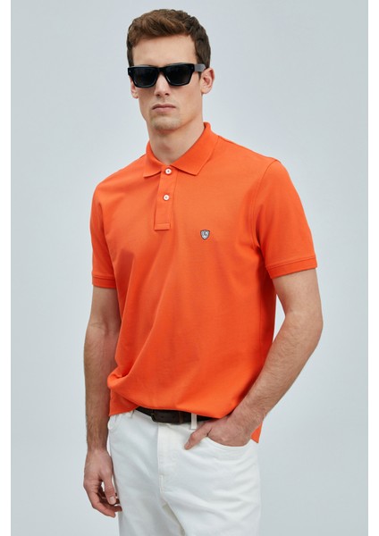 Logolu Pamuklu Comfort Fit Düğmeli Polo Yaka 2'li T Shirt Erkek T Shirt 111040206S2 fiyatları