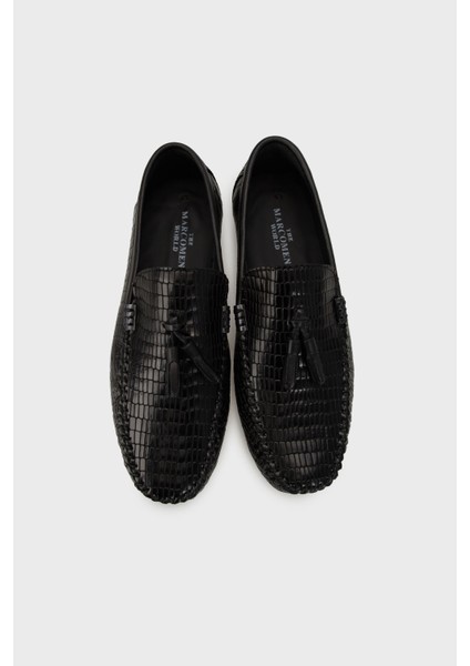 Hakiki Deri Püskül Detaylı Loafer Ayakkabı Erkek Ayakkabı 1528498S2 fırsatları