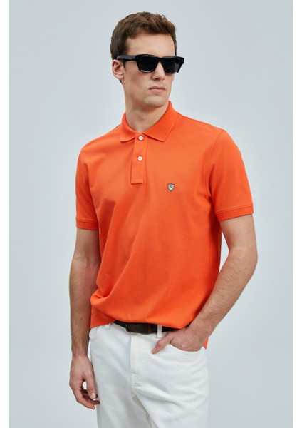 Logolu Pamuklu Comfort Fit Düğmeli Polo Yaka 2'li T Shirt Erkek T Shirt 111040206S2 modelleri