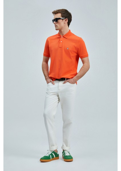 Logolu Pamuklu Comfort Fit Düğmeli Polo Yaka 2'li T Shirt Erkek T Shirt 111040206S2 fırsatları