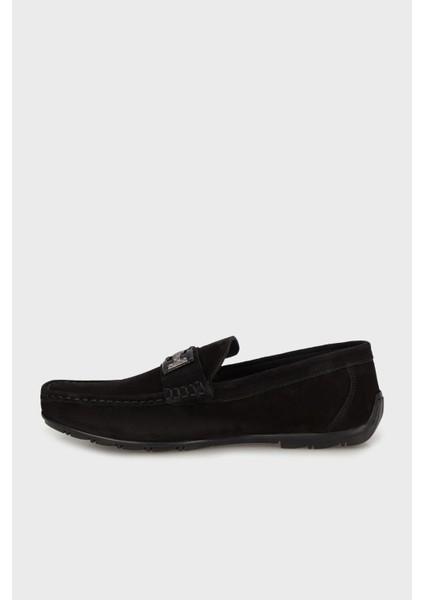 Aksesuarlı Süet Loafer Ayakkabı Erkek Ayakkabı 15217344S3