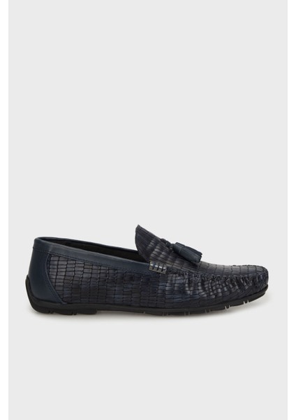 Hakiki Deri Püskül Detaylı Loafer Ayakkabı Erkek Ayakkabı 1528498M2