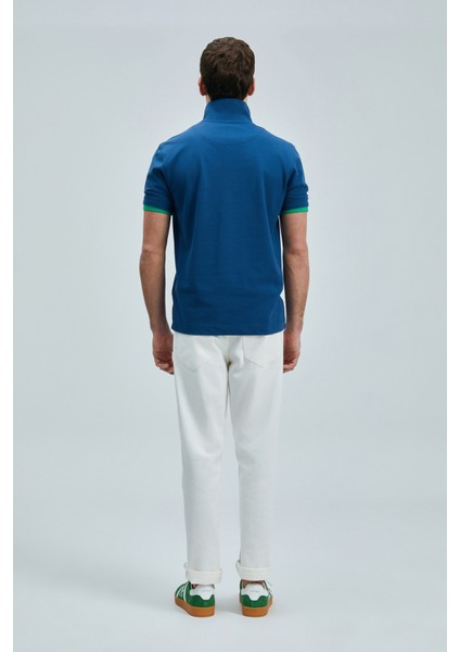 Logolu Pamuklu Comfort Fit Düğmeli Polo Yaka 2'li T Shirt Erkek T Shirt 111040206S2 indirimleri