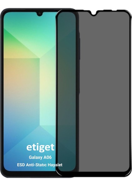 Samsung Galaxy A06 ”ESD ANTI-STATIC” Hayalet Cam Ekran Koruyucu