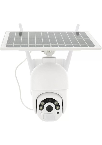 PM-26195 Solar Güneş Panelli 2mp 1080P 4g Sim Kart Ubox Destekli Wifi Kamera