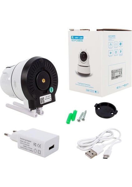 Bebek Wifi 2mp Iki Yönlü Ses Ip Kamera TF/P2P