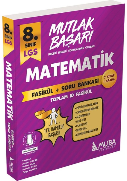 Mutlak Başarı Lgs Matematik Fasiküller+Soru Bankası