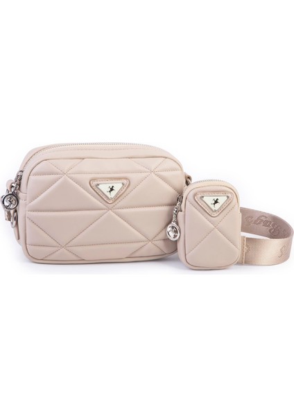 Vera Çanta Nas Bag Kadın Mini Spor Kapitone Mini Cüzdanlı Çapraz Çanta