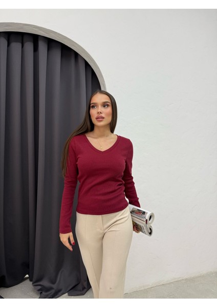 V Yaka Triko Bluz fiyatları