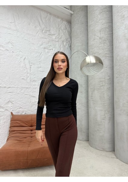 V Yaka Triko Bluz fiyatları