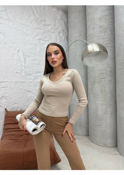 V Yaka Triko Bluz fiyatları