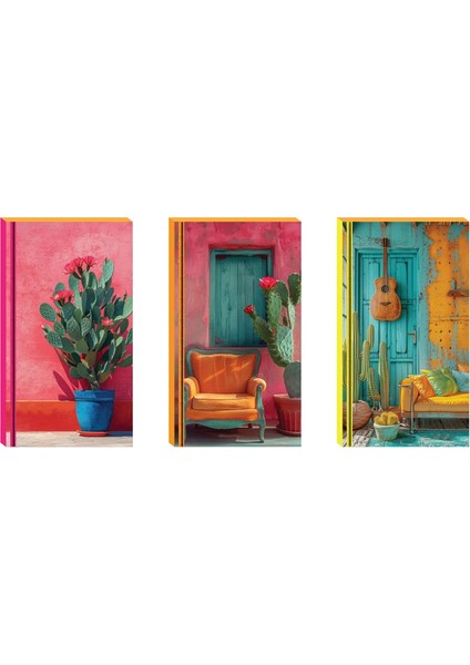 Lilamor 9X16 48 Syf Kaktüslü Defter DF0916-KK01 fiyatları