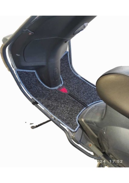 Motosiklet Aksesuar Koruyucu Paspas Volta Revolt Rs4 50CC Uyumlu Gri Kenar Overloklu