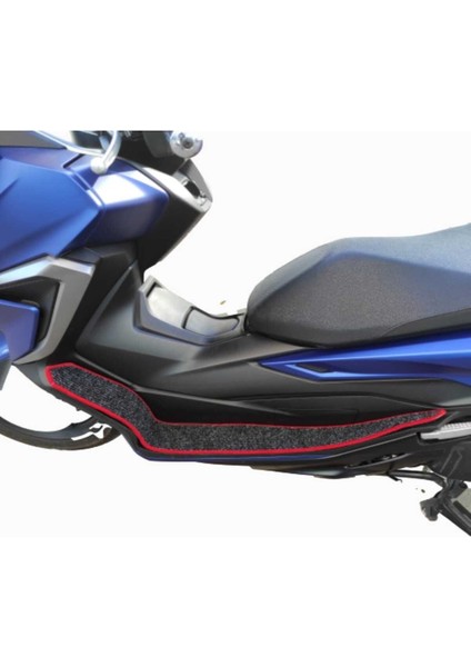 Motosiklet Aksesuar Koruyucu Paspas Volta Revolt Rsx4 Rsx5 Uyumlu Kırmızı Kenar Overloklu