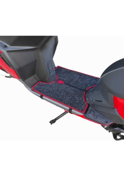 Motosiklet Aksesuar Koruyucu Paspas Yadea E-Mon Reactor Uyumlu Kırmızı Kenar Overlok fırsatları