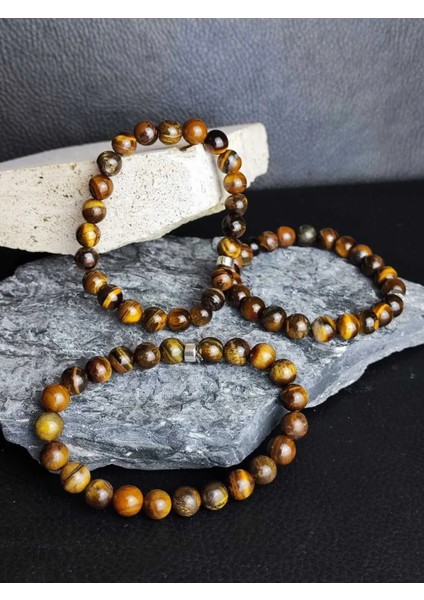 3'lü Set Doğal Taş Kaplangözü Bileklik Unisex Aksesuar Bijuteri Hediyelik Bileklik Erkek Kadın fiyatları