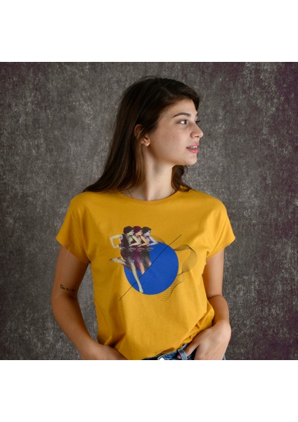 Dancing Point Kadın Baskılı T-Shirt fiyatları