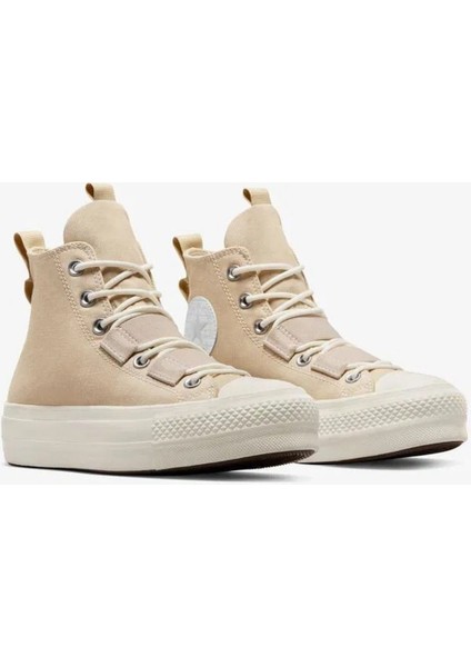 Chuck Taylor All Star Lift Platform Kadın Bej Sneaker