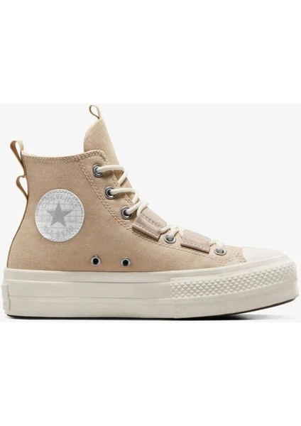 Chuck Taylor All Star Lift Platform Kadın Bej Sneaker fiyatları