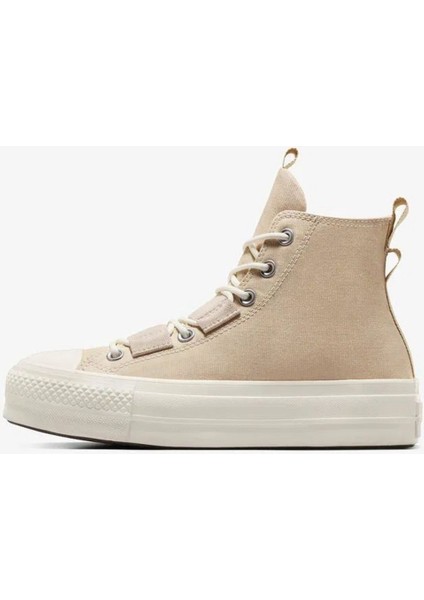 Chuck Taylor All Star Lift Platform Kadın Bej Sneaker modelleri