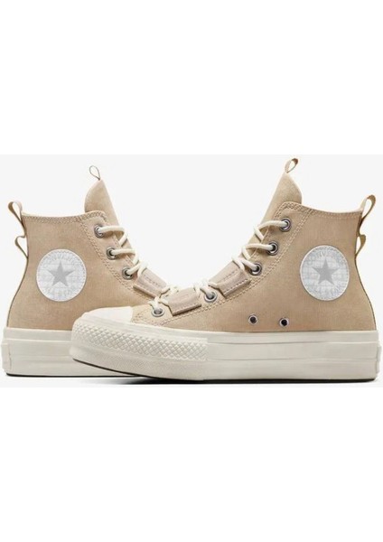 Chuck Taylor All Star Lift Platform Kadın Bej Sneaker indirimleri