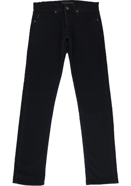 Fistan Store Erkek Lacivert Normal Bel Rahat Kesim Dar Paça Jean Pantolon