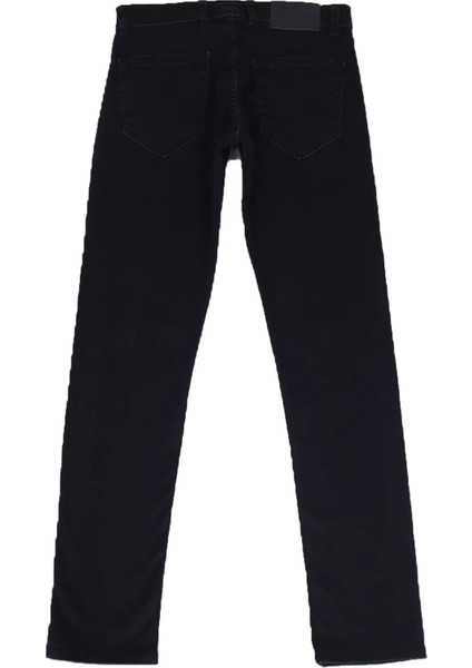 Fistan Store Erkek Lacivert Normal Bel Rahat Kesim Dar Paça Jean Pantolon