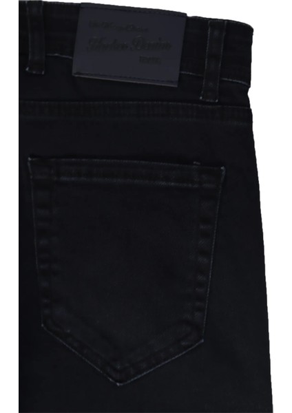Fistan Store Erkek Lacivert Normal Bel Rahat Kesim Dar Paça Jean Pantolon