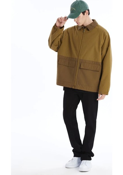 Accessorıes Yazı Nakışlı Yeşil Pamuklu Gabardin Kumaş Erkek Kep Şapka modelleri