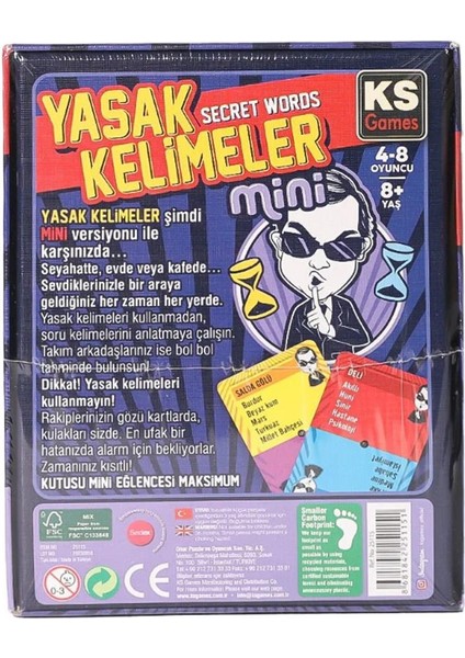 Ks Games Mini Yasak Kelimeler Oyunu