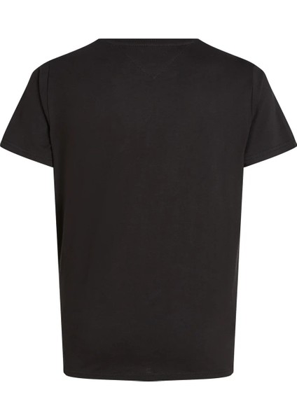 Tjm Slım Essentıal Flag Tee Ext Erkek Siyah T-Shirt - DM0DM20740 fiyatları