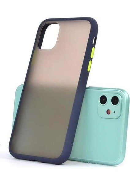 iPhone 11 Kılıf Mat Yüzey Renkli Kenar Silikon fiyatları