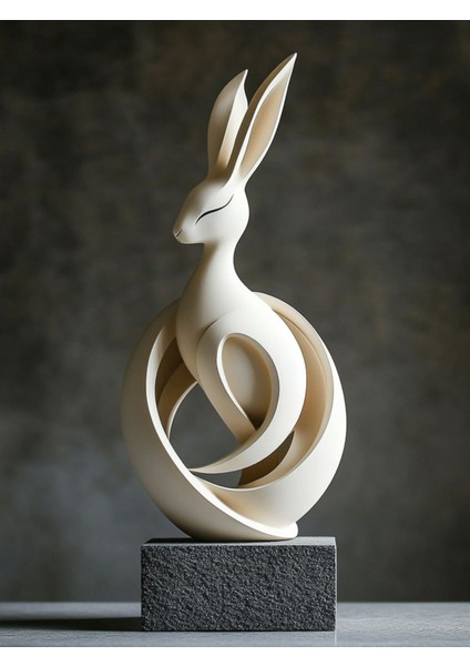 Modern Taş Üstünde Tavşan Home Dekor fiyatları
