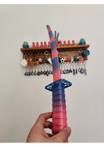 Renkli Katlanır Katana Kılıç