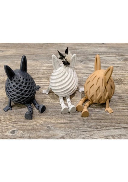 Paskalya Tavşanı Yumurtası Ev Dekor 3 Adet