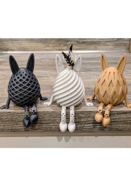 Paskalya Tavşanı Yumurtası Ev Dekor 3 Adet fiyatları