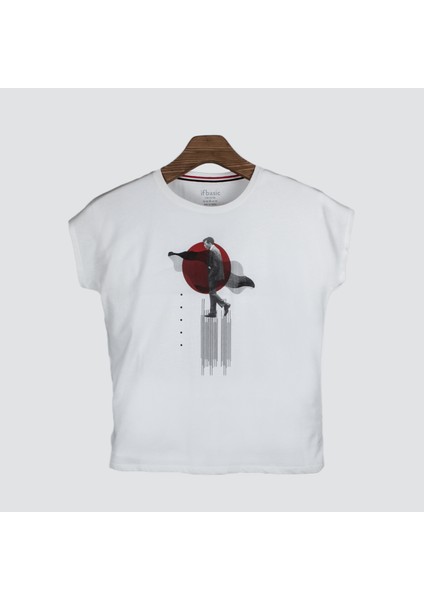 Walking Kadın Baskılı T-Shirt
