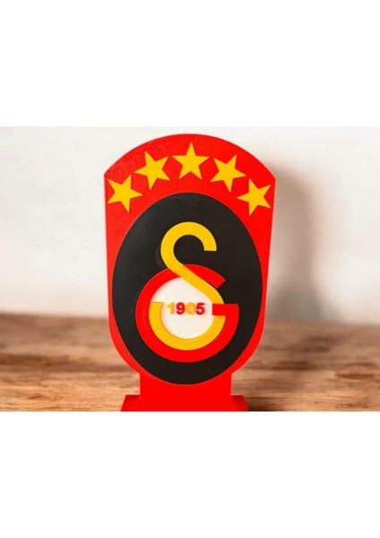 Büyük Boy Galatasaray Beş Yıldızlı Masaüstü Amblemi