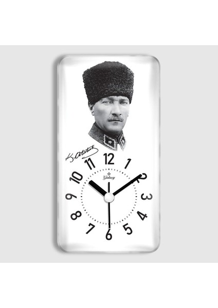 Mıknatıslı Buzdolabı Saatleri, Dikdörtgen, 17 cm