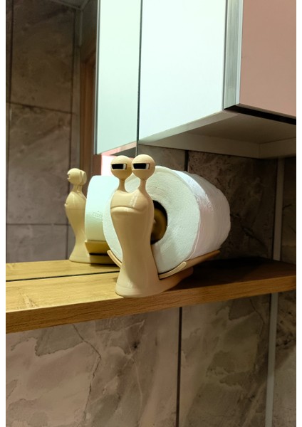 Uykulu Salyangoz Tuvalet Kağıtlığı Peçetelik Tutacağı modelleri
