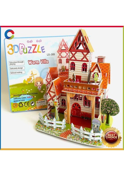 3D Puzzle Çiftlik Evi