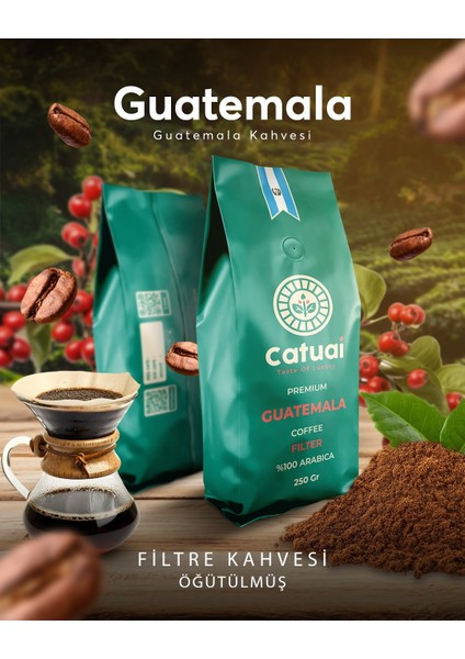 Premium Guatemala Öğütülmüş Kahve 250 Gram