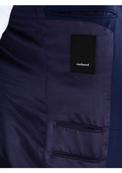 Erkek İndigo Slim Fit Smokin Ceket 50189758-VR028