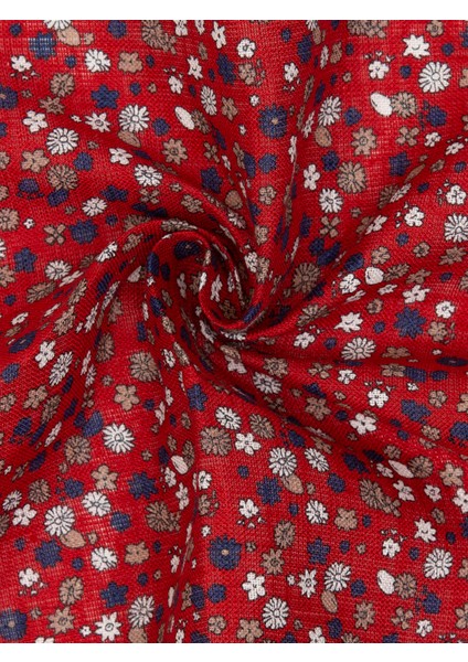 Erkek Bordo Keten Mendil 50241873-900