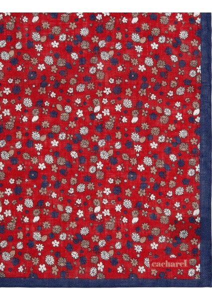 Erkek Bordo Keten Mendil 50241873-900