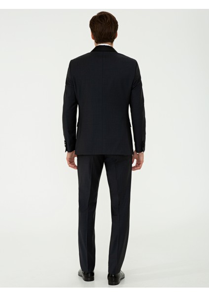 Erkek Siyah Slim Fit Smokin Damatlık 50232899-VR046 fiyatları