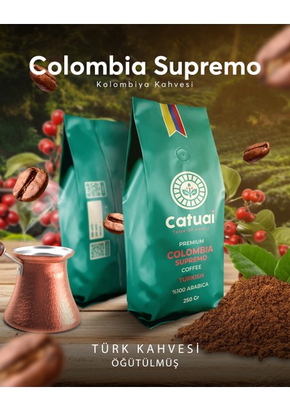 Premium Supremo Türk Kahvesi 250 Gram fiyatları