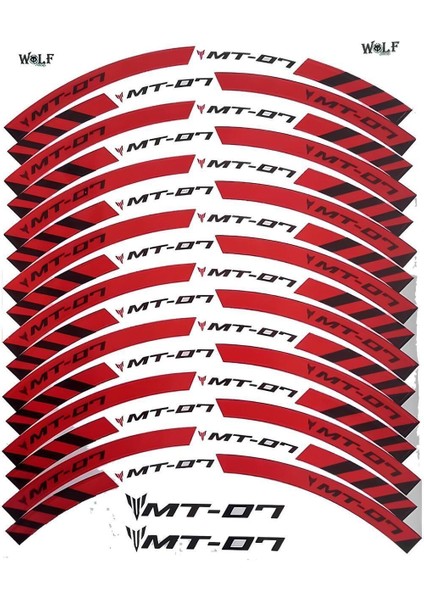 Yamaha Mt-07 Jant Şeridi Sticker